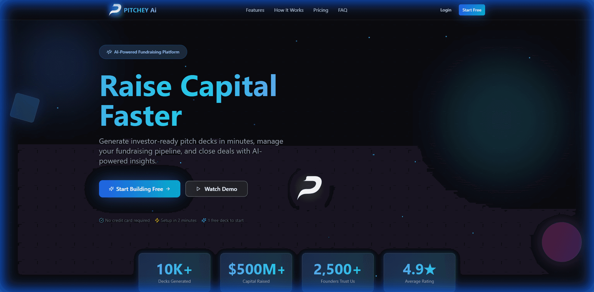 Pitchey AI screenshot